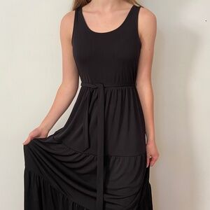 Elizabeth and James Black Dress  size small